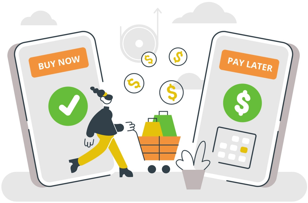 What Is Buy Now Pay Later App Concept